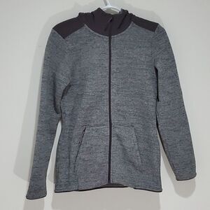 Under Armour small grey fitted coldgear hoodie